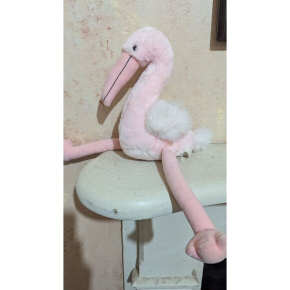 Pink Flamingo Plush Toy By The Heritage Collection stuffed animal - Picture 5 of 11
